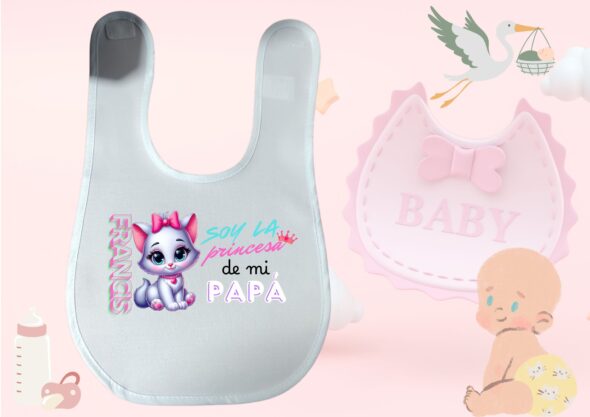 "Baberos Personalizados Sublimados para Bebés" - Imagen 2