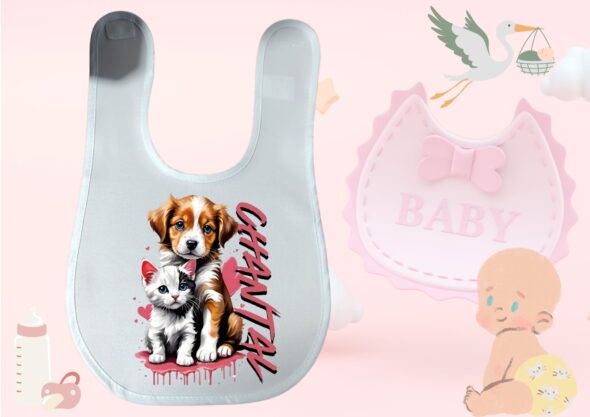 "Baberos Personalizados Sublimados para Bebés"
