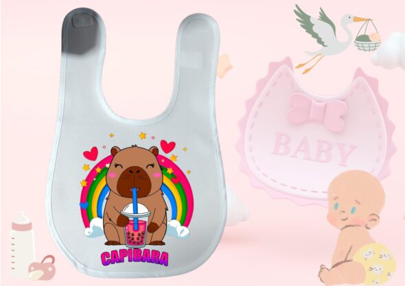 "Baberos Personalizados Sublimados para Bebés" - Imagen 5