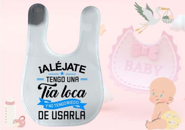 "Baberos Personalizados Sublimados para Bebés" - Imagen 7