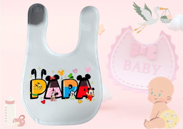 "Baberos Personalizados Sublimados para Bebés" - Imagen 10