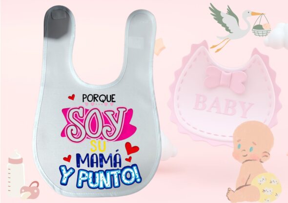 "Baberos Personalizados Sublimados para Bebés" - Imagen 19