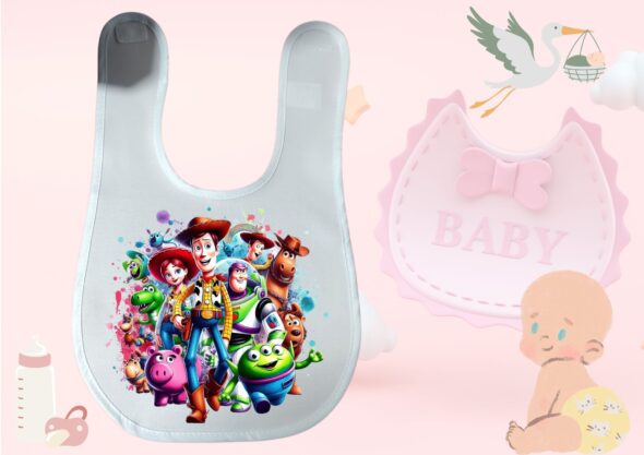 "Baberos Personalizados Sublimados para Bebés" - Imagen 20