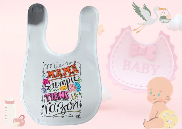 "Baberos Personalizados Sublimados para Bebés" - Imagen 22