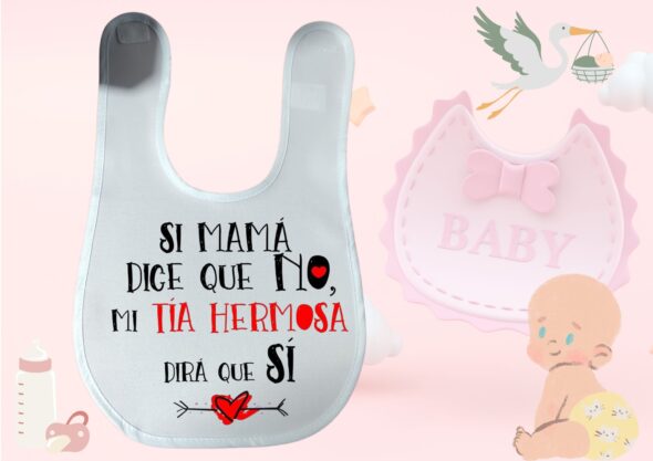 "Baberos Personalizados Sublimados para Bebés" - Imagen 27