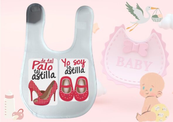 "Baberos Personalizados Sublimados para Bebés" - Imagen 30