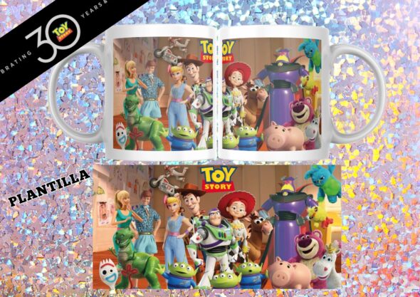 🎉 Tazas Sublimadas Edición Especial – Toy Story 30 Años - Imagen 5