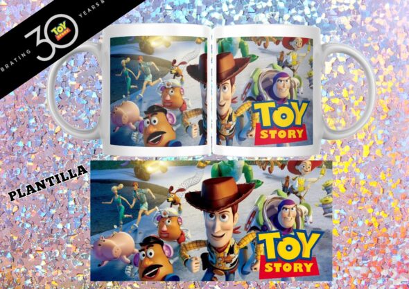 🎉 Tazas Sublimadas Edición Especial – Toy Story 30 Años - Imagen 4