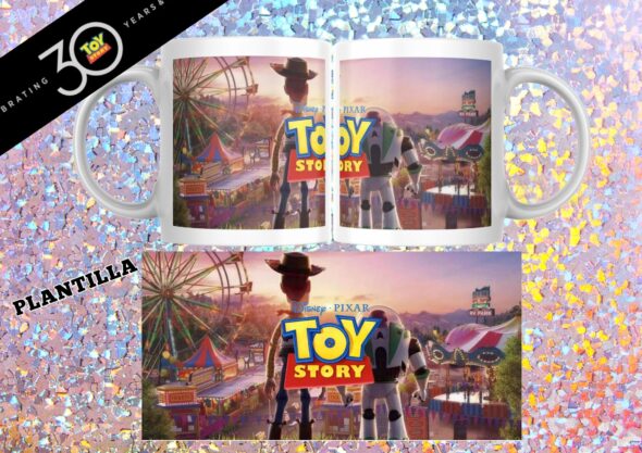 🎉 Tazas Sublimadas Edición Especial – Toy Story 30 Años - Imagen 3