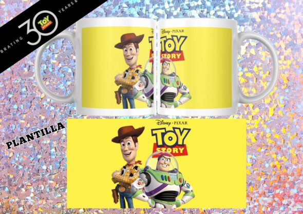 🎉 Tazas Sublimadas Edición Especial – Toy Story 30 Años - Imagen 2