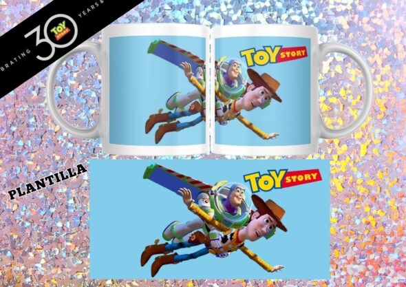 🎉 Tazas Sublimadas Edición Especial – Toy Story 30 Años