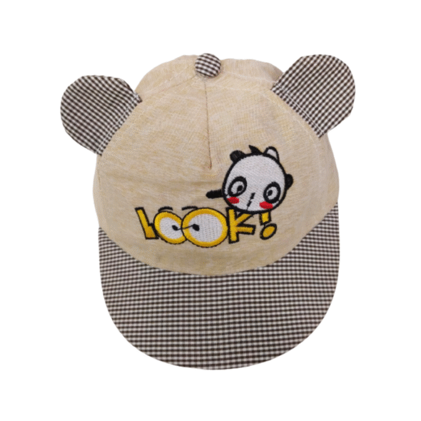 🧢 Gorro infantil LOOK – Panda divertido 🐼✨ - Imagen 3