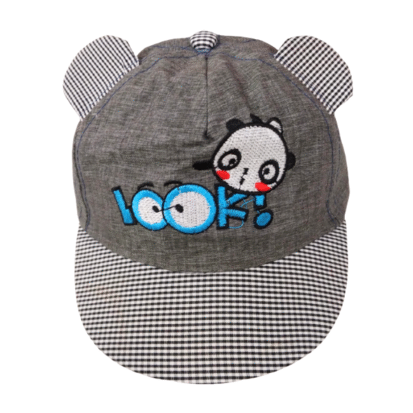 🧢 Gorro infantil LOOK – Panda divertido 🐼✨ - Imagen 2