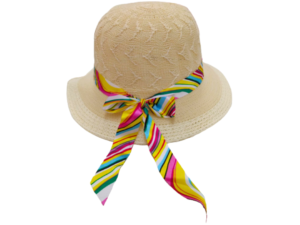 👒 Sombrero infantil con moño de colores🌈✨