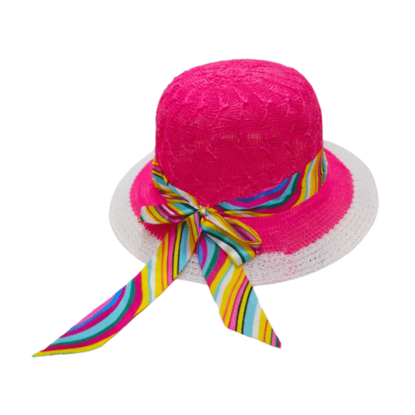 👒 Sombrero infantil con moño de colores – Estilo y protección en un mismo accesorio 🌈✨ - Imagen 3