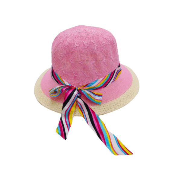 👒 Sombrero infantil con moño de colores – Estilo y protección en un mismo accesorio 🌈✨ - Imagen 4
