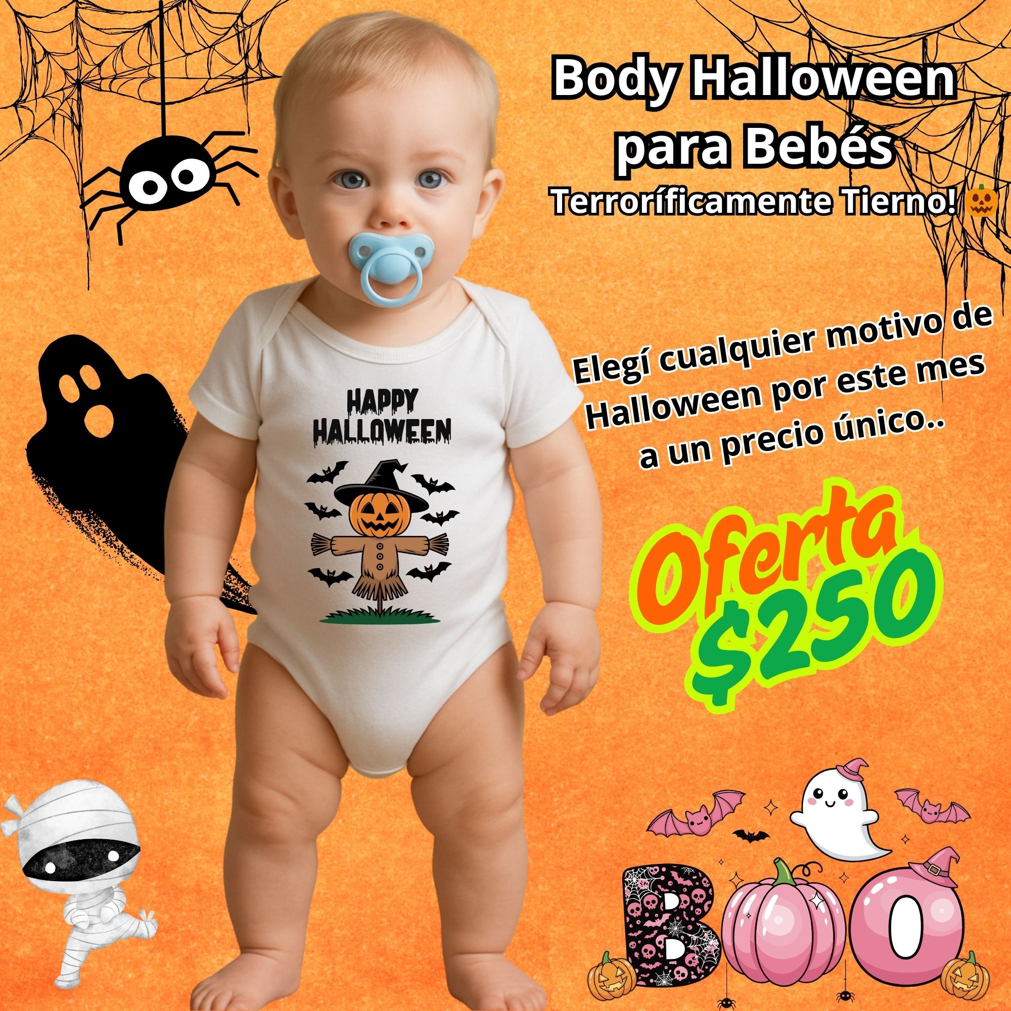 Body Halloween para Bebés🎃 - Imagen 5