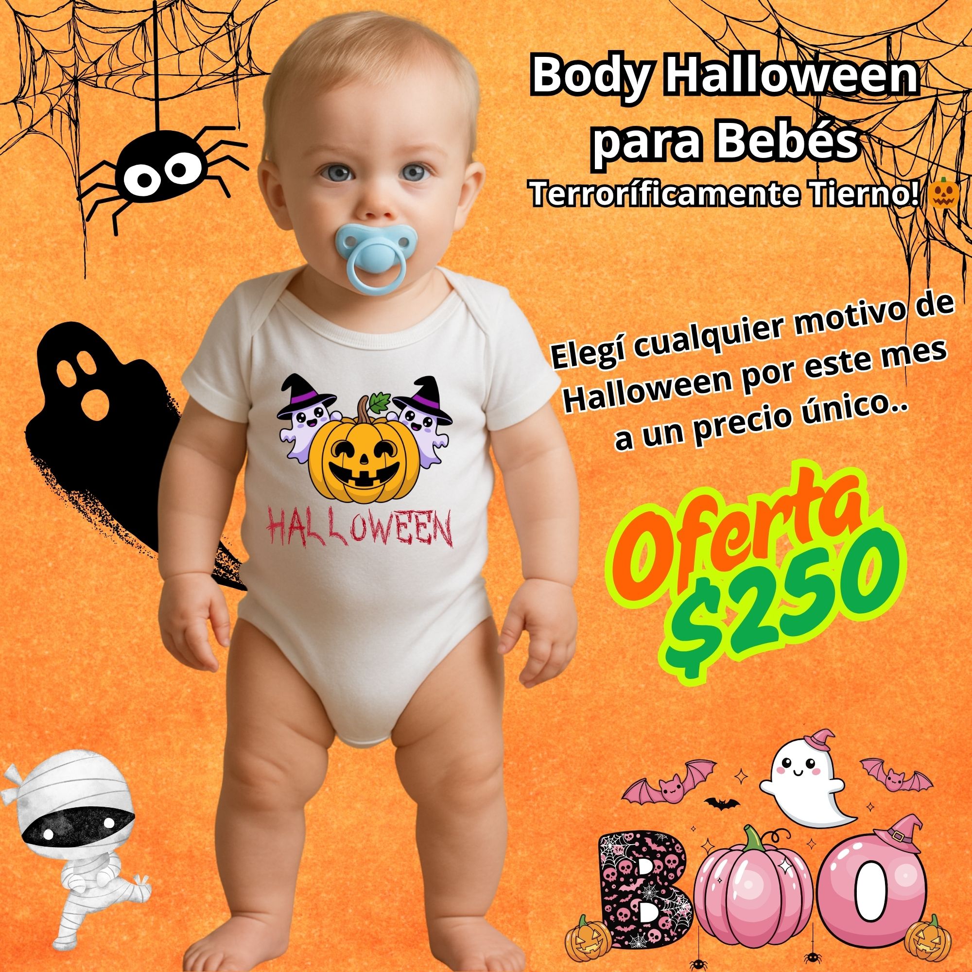 Body Halloween para Bebés🎃 - Imagen 3