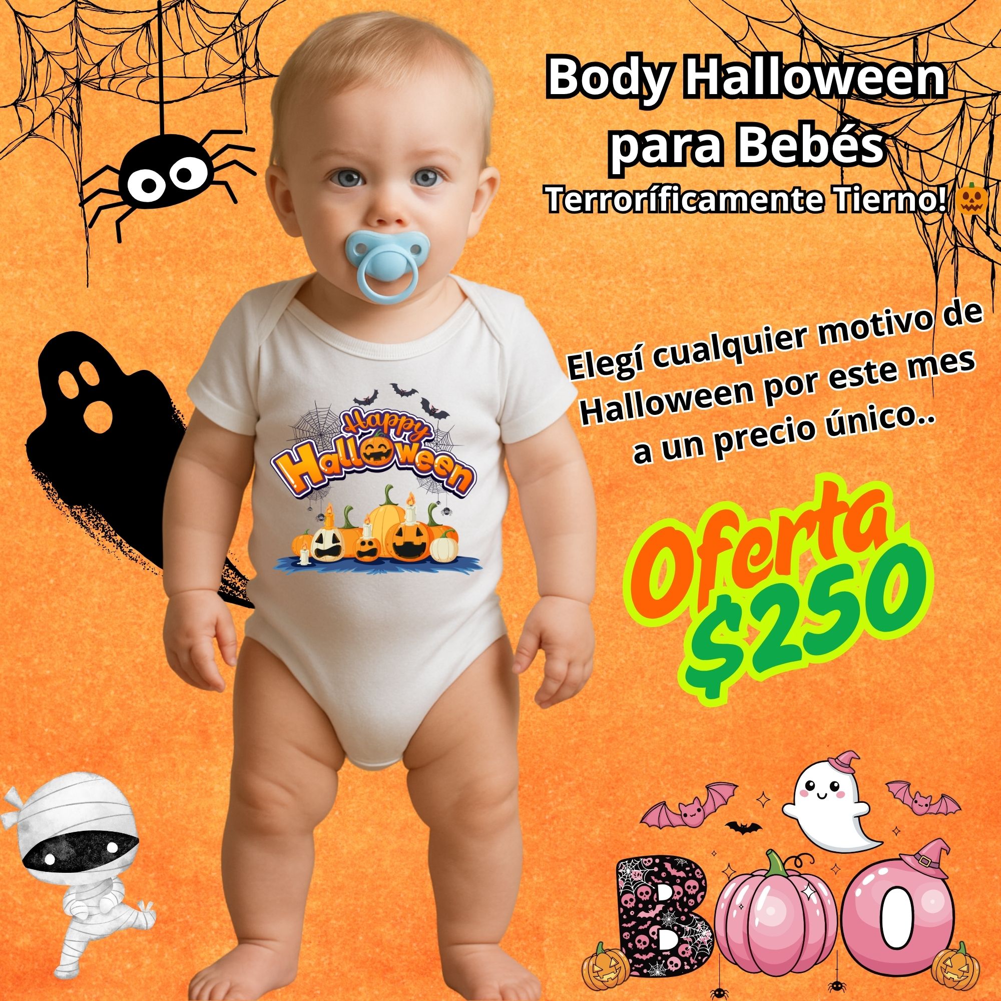 Body Halloween para Bebés🎃 - Imagen 2