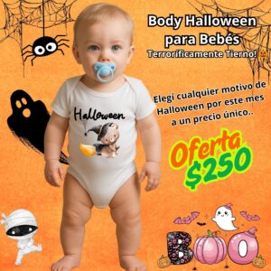 Body Halloween para Bebés🎃