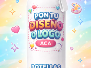 Cantimploras 500 Ml. Personalizadas, Con Tu Imagen Preferida