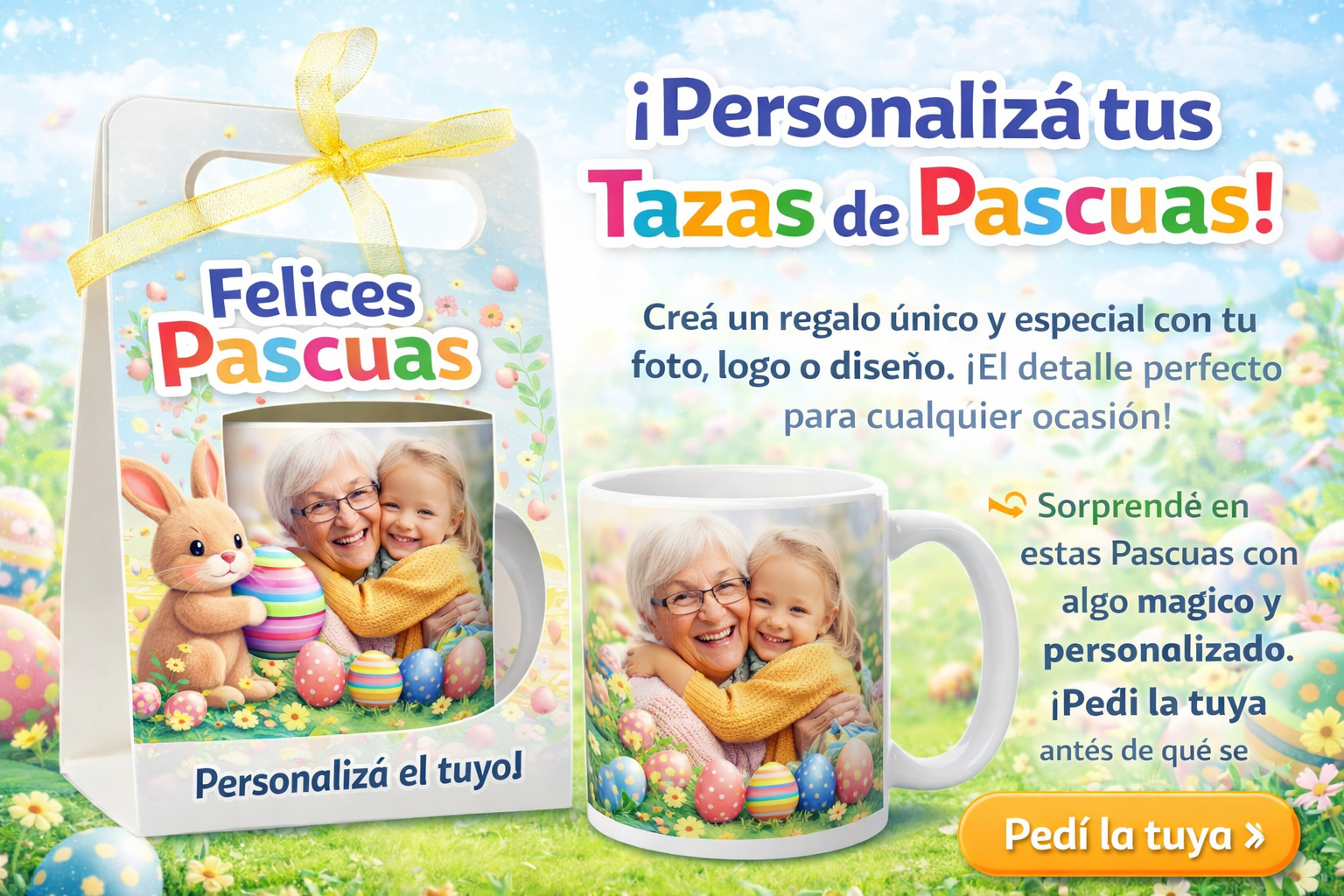 🎁 Taza + Porta Taza Personalizados - Imagen 2