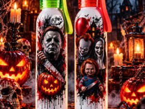🎃 BOTELLA DE ALUMINIO PERSONALIZADA HALLOWEEN 500 ML – OFERTA ESPECIAL